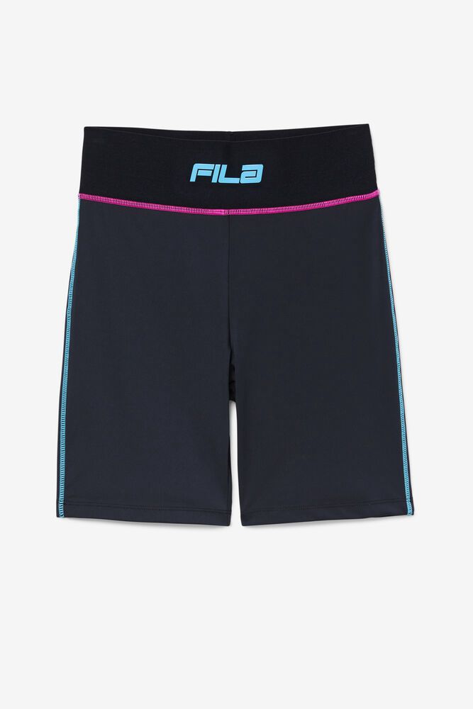 Fila Shorts Nala Bike Womens Black - India DCV-024796